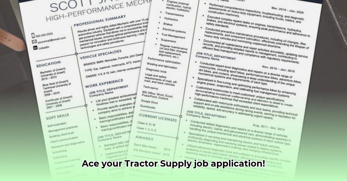 resume-for-tractor-supply